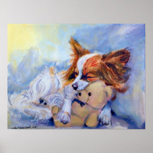 Poster Papillon Dog