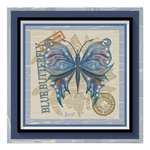 Poster Papillon du bureau de création G