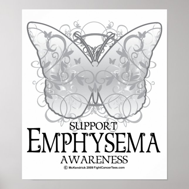 Poster Papillon Emphysema (Devant)