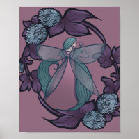 Papillon Fée Violet Déesse Fées Art