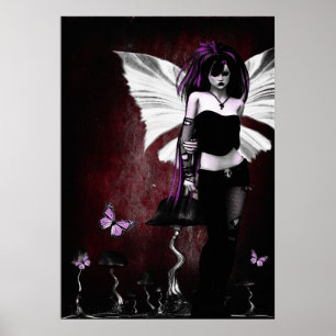 Poster Papillon gothique