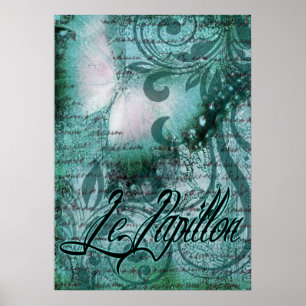 Poster Papillon - Le Papillon sarcelle