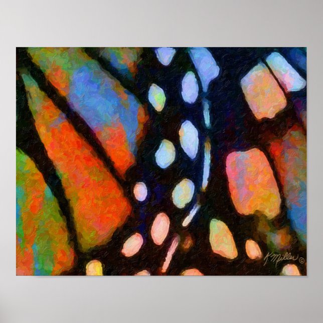 Poster Papillon Monarque (Devant)