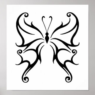 Poster Papillon noir