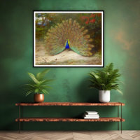 Papillon Peacock et Peacock, illustration artistiq