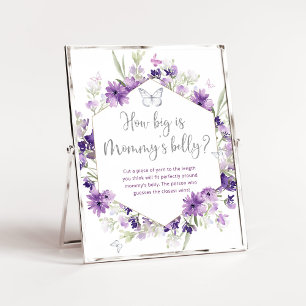 Poster Papillon quelle taille est l'affiche de jeu ventre