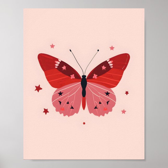 Poster Papillon Stellaire 🦋 (Devant)