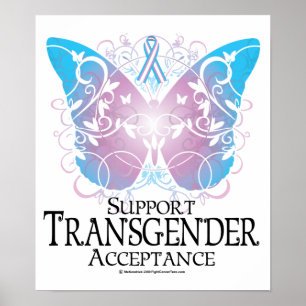 Poster Papillon transgenre
