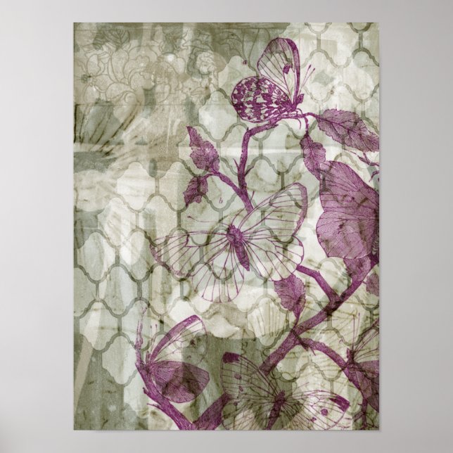 Poster Papillons arabes IV (Devant)