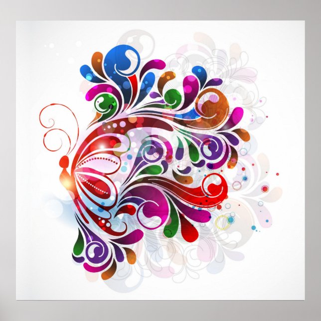 Poster Papillons d'amour Imprimer (Devant)