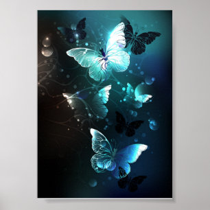Poster Papillons de nuit à la menthe