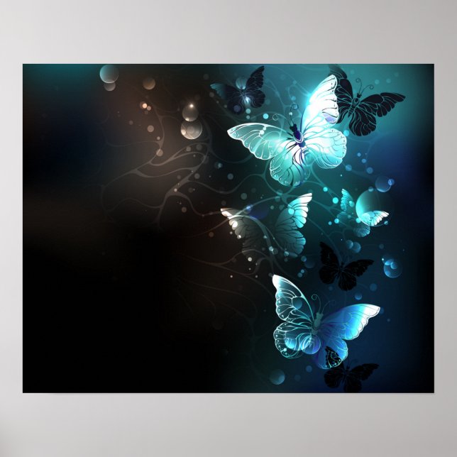 Poster Papillons nocturnes (Devant)
