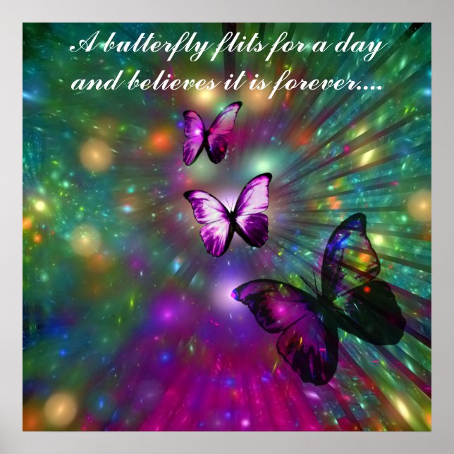 Poster Papillons pour toujours (Devant)
