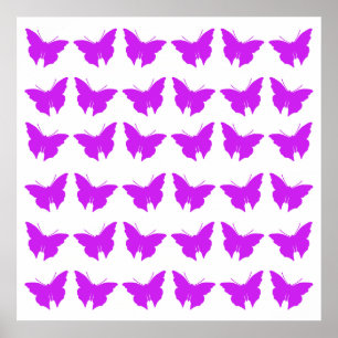 Poster Papillons Purple Bold