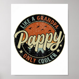 Poster Pappy Comme Un Grand-Père Seulement Glacière Vinta