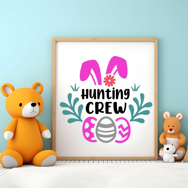 Poster Pâques arrive - Bunnies (Créateur téléchargé)