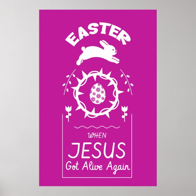 Poster Pâques - Quand Jésus Est De Nouveau Amoureux (Devant)
