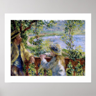 Poster "Par l'eau" de Pierre-Auguste Renoir