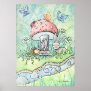Poster Par les Banques de l'Argent Stream Fairy Bunny Pos
