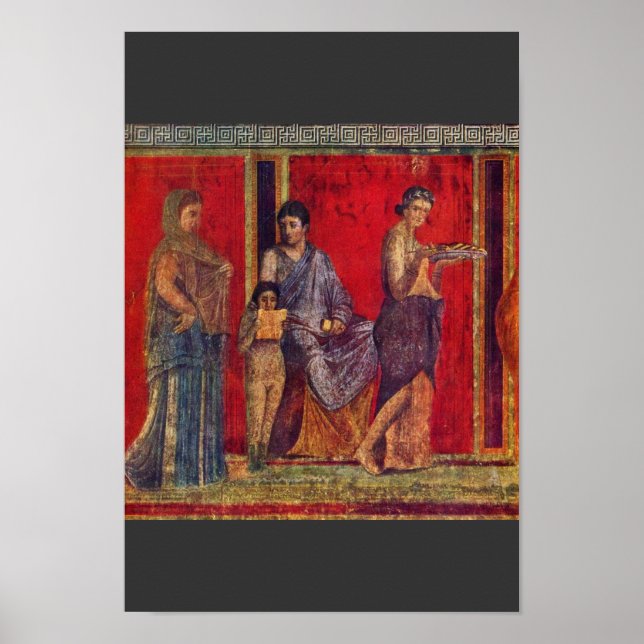 Poster Par Pompejanischer Maler Um 60 V. Chr. (Devant)