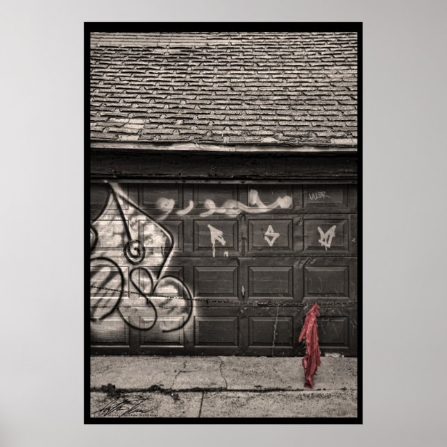 Poster Par Un Fil De Porte Arrière... (Devant)