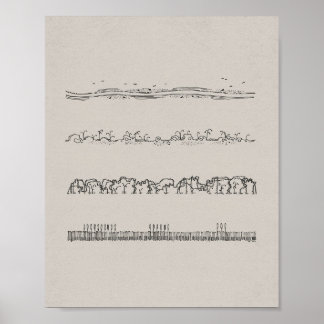 Poster Parabole minimaliste de la puissance - Matthieu 13