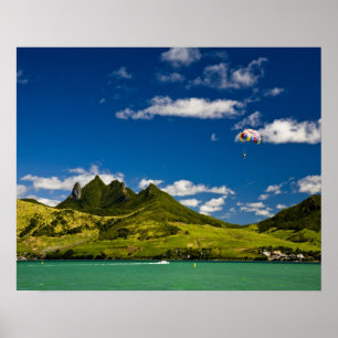 Poster Parachute ascensionnel en vue du Lion impressionna