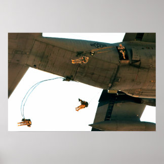 Poster Parachutistes