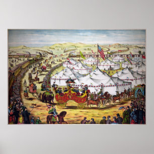 Poster Parade de cirque