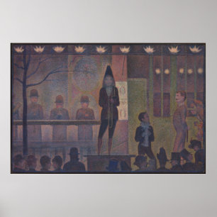 Poster Parade de Cirque par Georges Seurat
