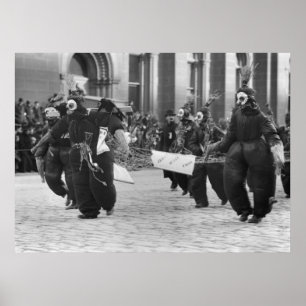 Poster Parade des mommers, Philadelphie, 1909