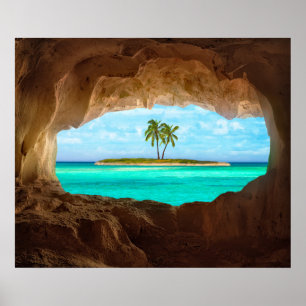 Poster Paradis dans les Caraïbes