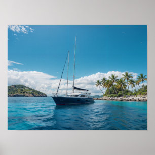 Poster Paradis des îles tropicales