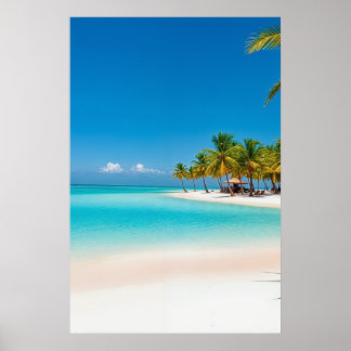 Poster Paradis des îles tropicales
