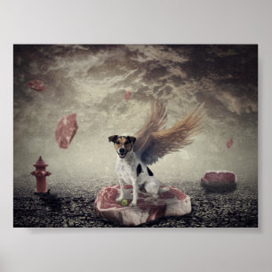Poster paradis pour chien