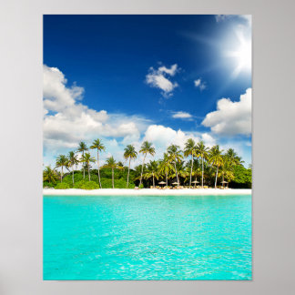 Poster Paradis tropical