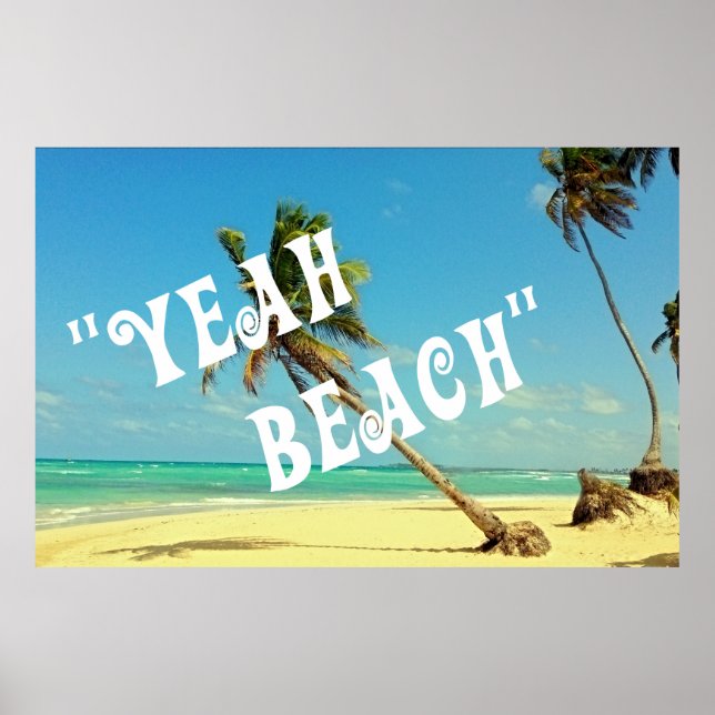 Poster Paradis tropical (Devant)