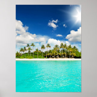 Poster Paradis tropical