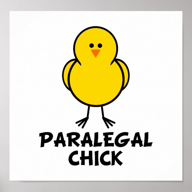 Poster Paralegal Chick (Devant)