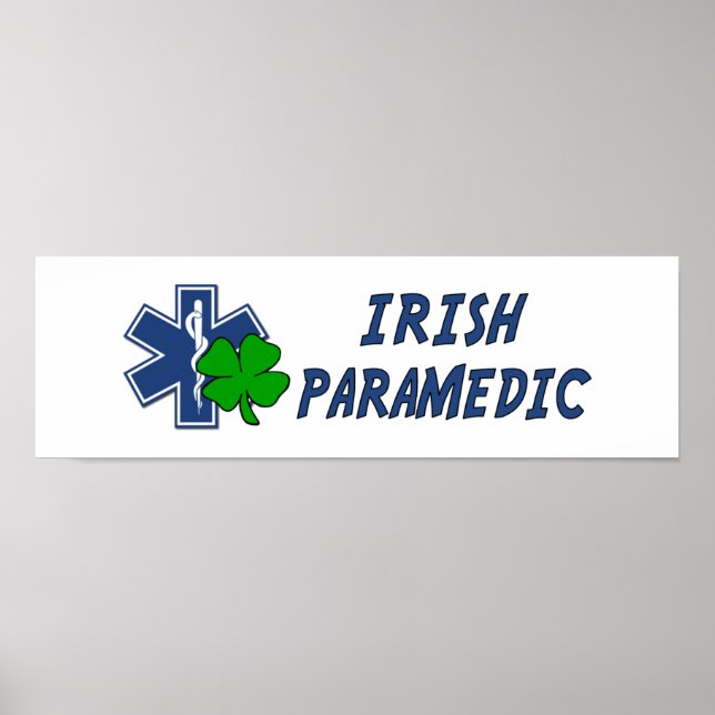 Poster Paramedic irlandais (Devant)