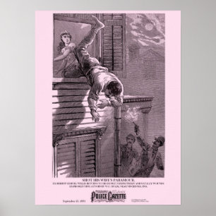 Poster Paramour d'affiche de gazette de police