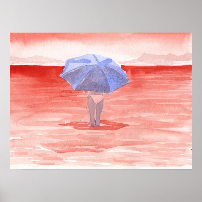 Poster Parapluie de la mer Rouge (Devant)