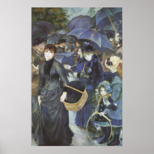 Poster Parapluies de Pierre Renoir, Impressionnisme Vinta