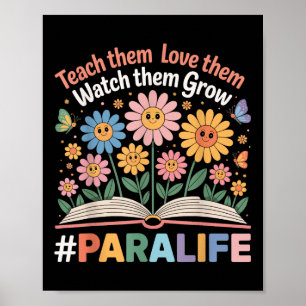 Poster Paraprofessionnel Para Life Enseignant Retour À