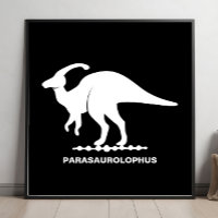 Parasaurolophus Dinosaure Silhouette
