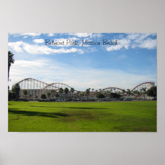 Poster Parc Belmont, Mission Beach