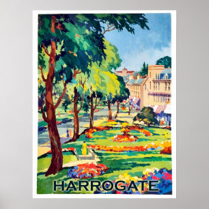 Poster Parc dans Harrogate ville spa, North Yorkshire