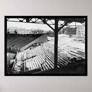 Poster Parc de base-ball de Fenway à Boston, mA 1912
