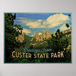 Poster Parc d'état de Custer