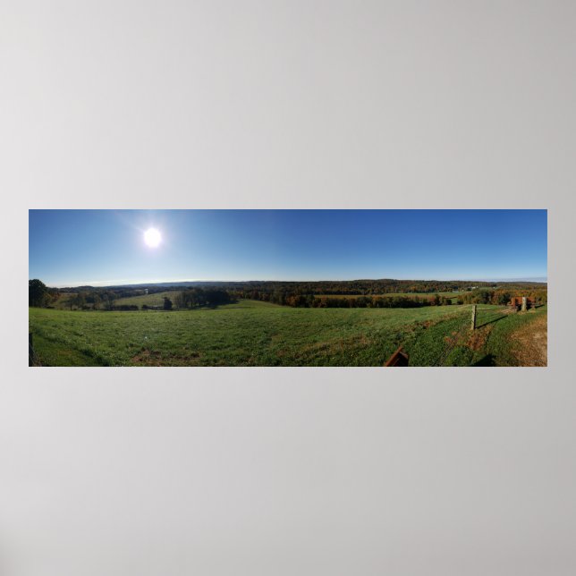 Poster Parc D'État De La Ferme De Malabar Vu Du Mont Jeez (Devant)